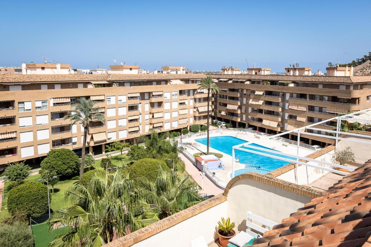 Beach Paradise Flat In Denia Centre W/ Large Pool Luaran gambar